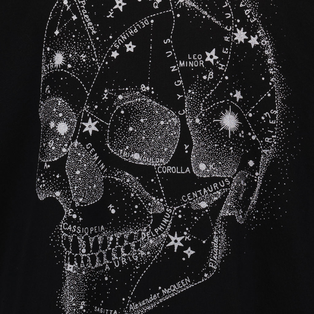 T-shirts T-shirt Skull Alexander McQueen Noir Homme
