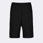 Shorts Short en coton Alexander McQueen Nero Homme