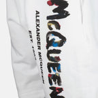 ショートパンツ グラフィティ ショーツ Alexander McQueen 白 男