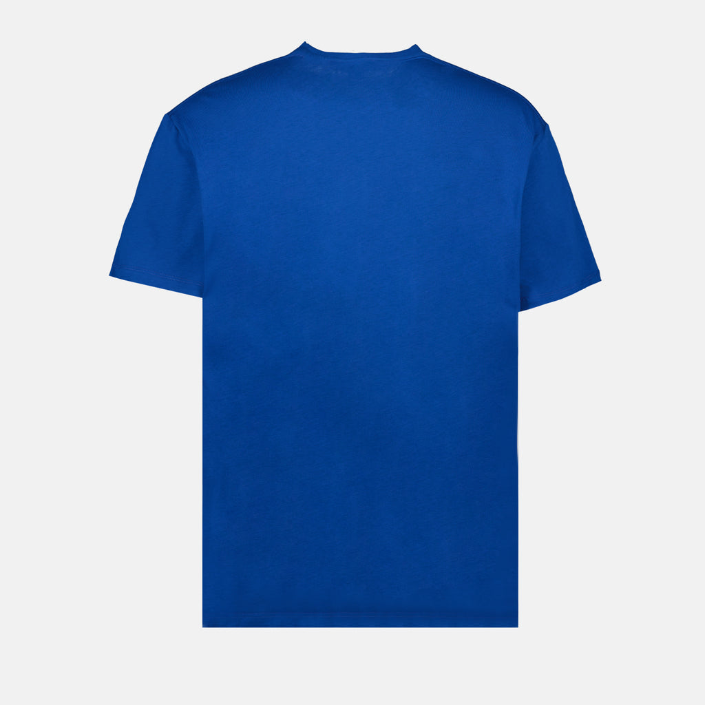 T-Shirts T-shirt à logo bande Alexander McQueen Blau Homme