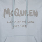 Sweatshirts Sweat à capuche Graffiti Alexander McQueen Grau Homme