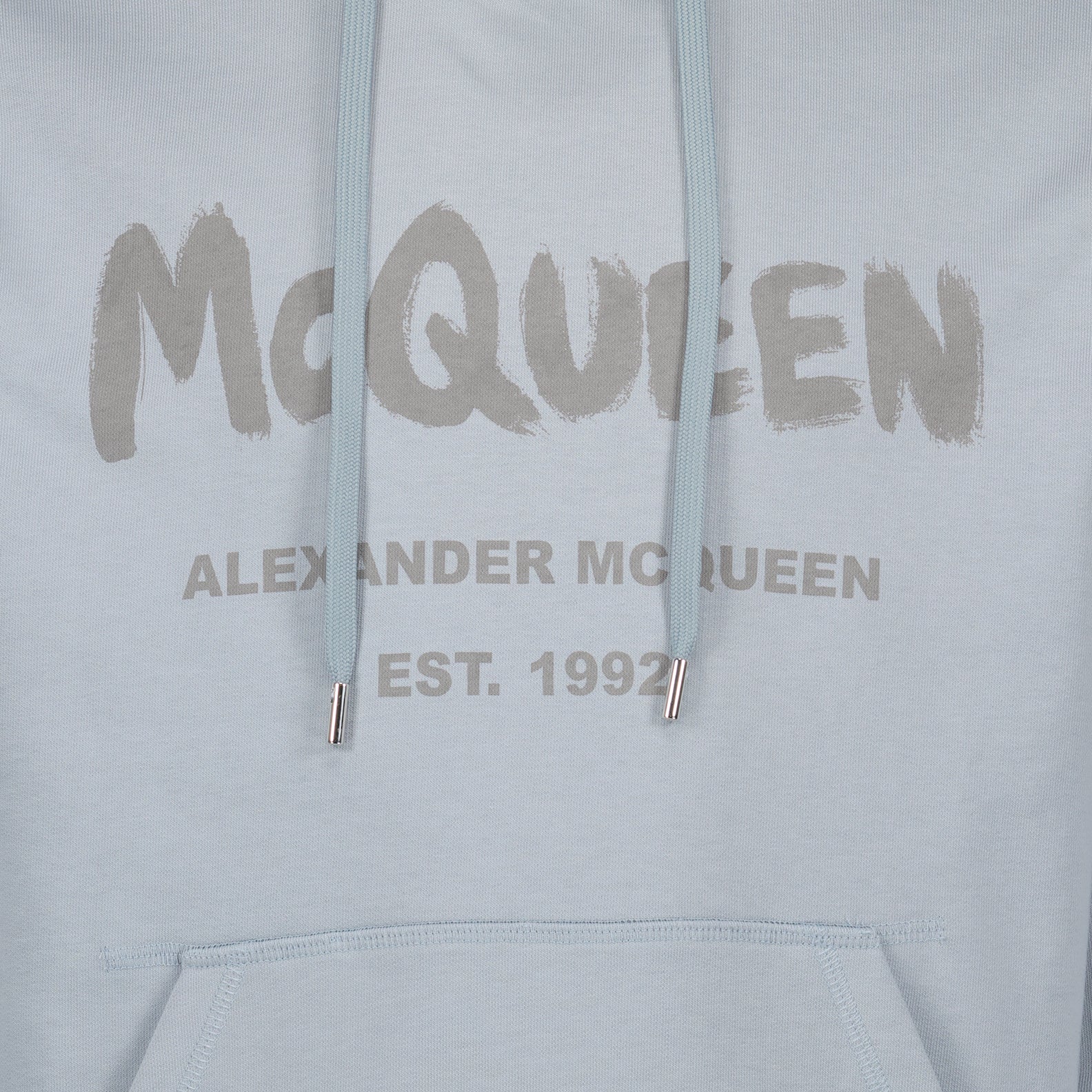 Sweatshirts Sweat à capuche Graffiti Alexander McQueen Grau Homme