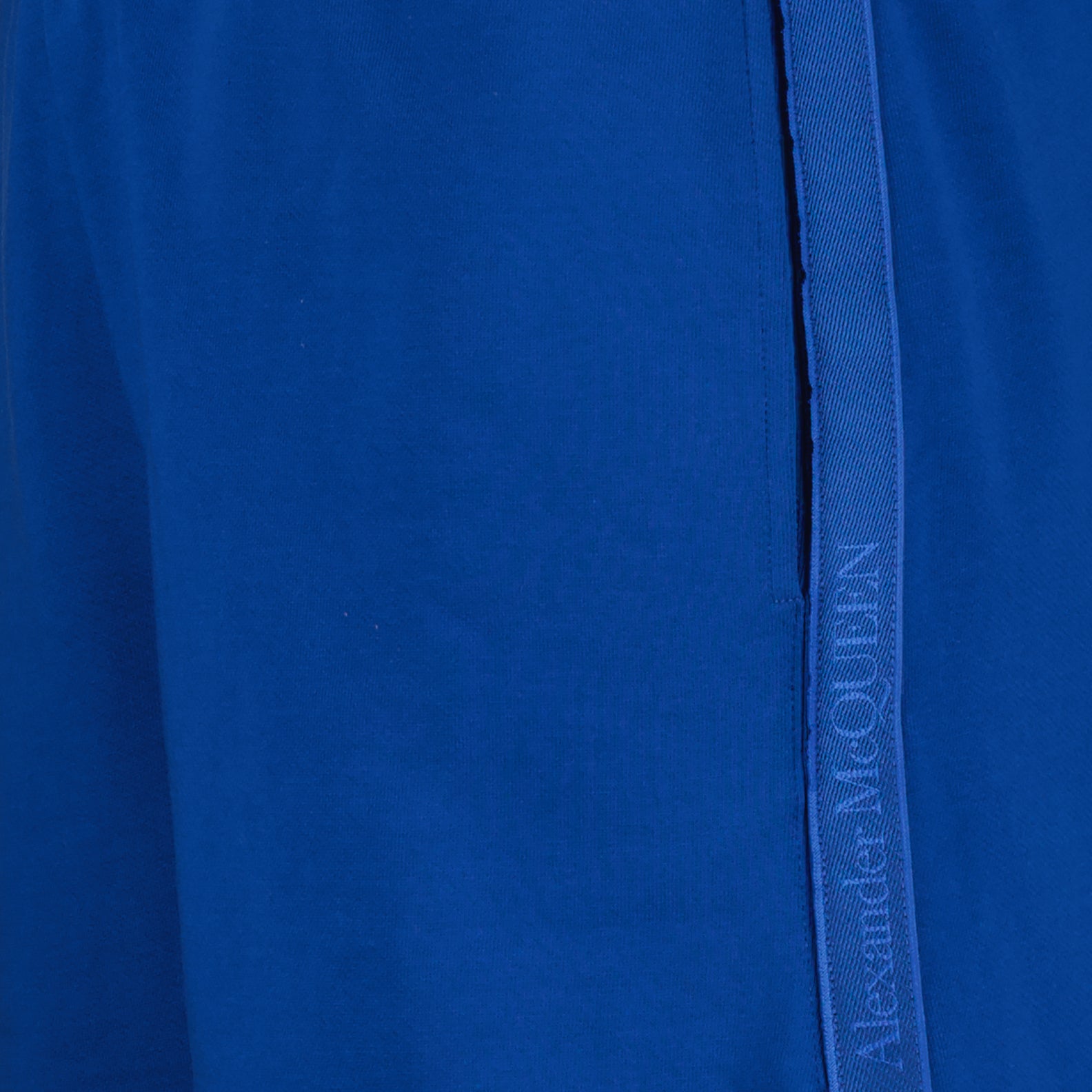 Shorts Logo-Band-Shorts Alexander McQueen Blau Homme