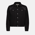 Jacken Veste en jean à oeillets Alexander McQueen Schwarz Homme