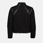 Jacken Veste en jean à oeillets Alexander McQueen Schwarz Homme