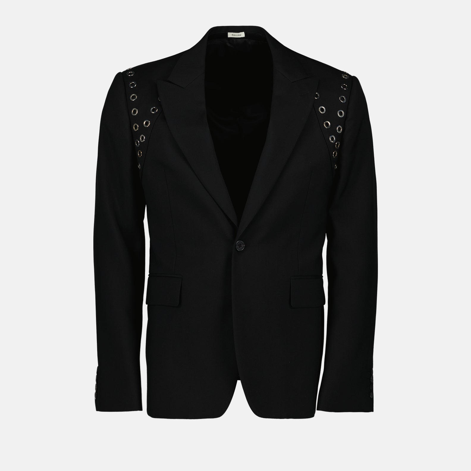 Veste blazer à oeillets