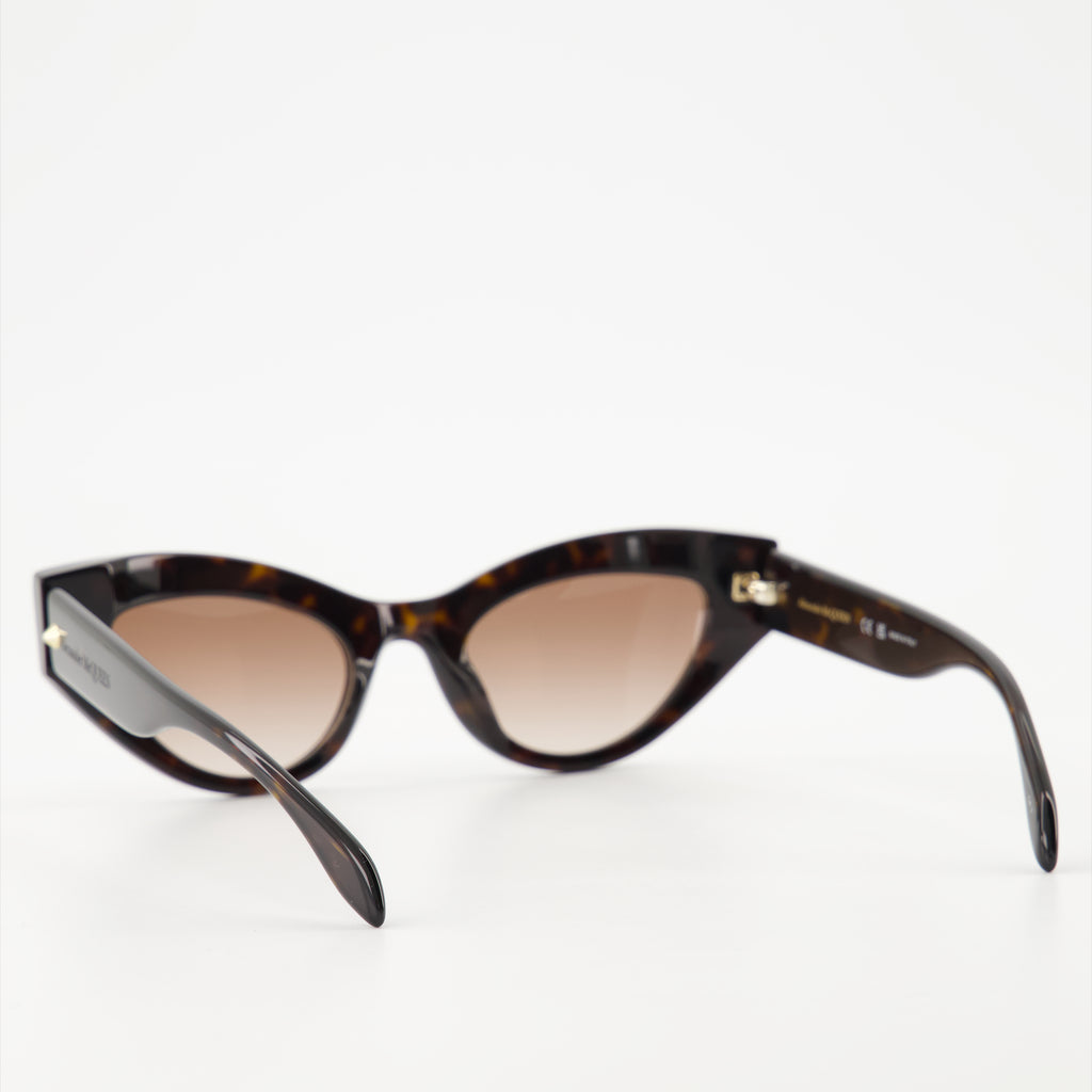 Occhiali Lunettes de soleil Alexander McQueen Marrone Unisex
