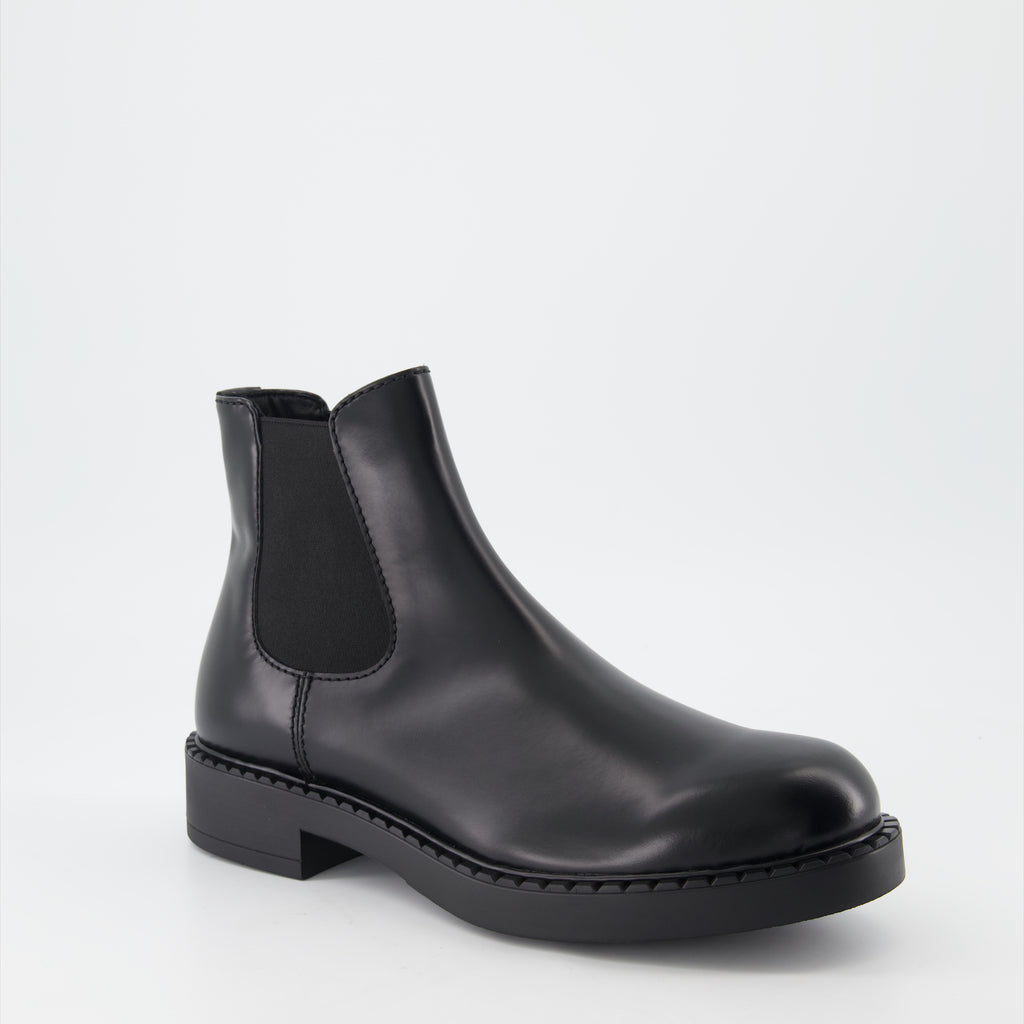 Boots and ankle boots Low ankle boots Prada Black Man