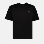 T-shirt T-shirt logo triangle Prada Nero Homme