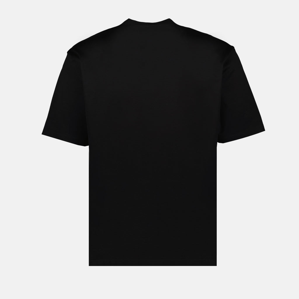 T-shirt T-shirt logo triangle Prada Nero Homme