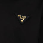 T-shirt T-shirt logo triangle Prada Nero Homme