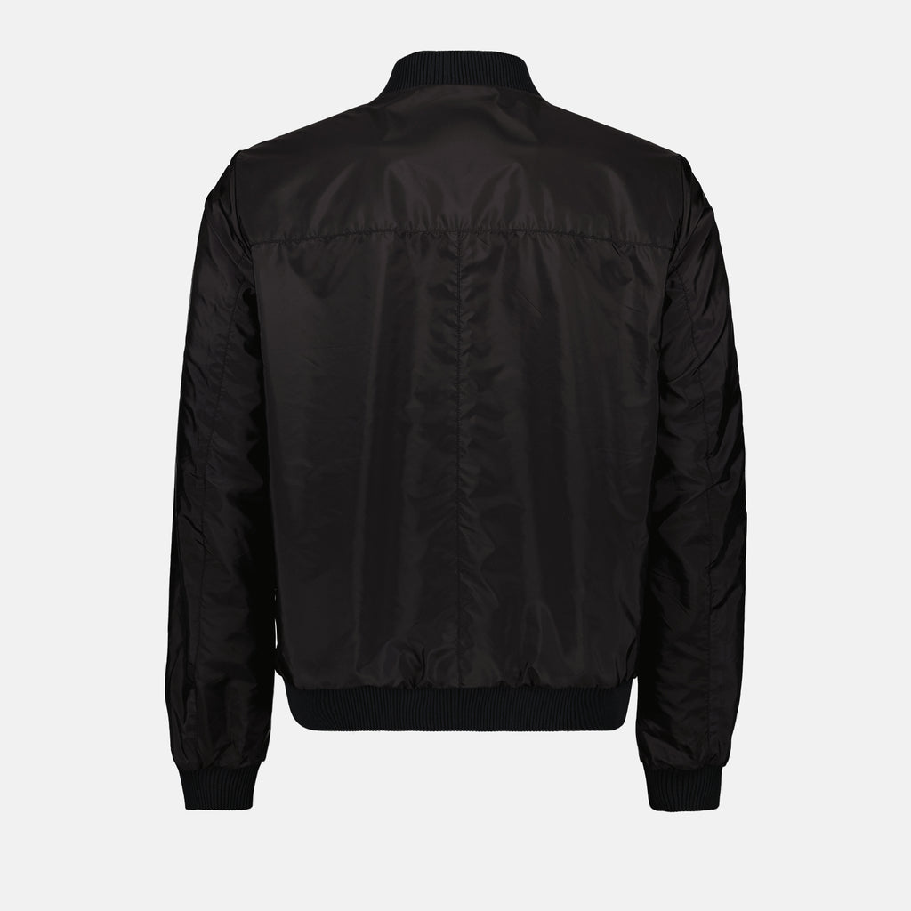 Casacos Blouson en cuir réversible Prada Preto Homme