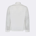 Camisas Chemise à logo triangle Prada Blanco Homme