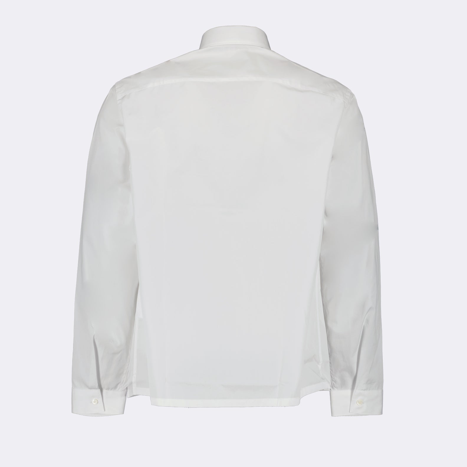 Camisas Chemise à logo triangle Prada Blanco Homme