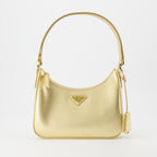 Umhängetaschen Sac Saffiano doré Or Prada Gold Femme