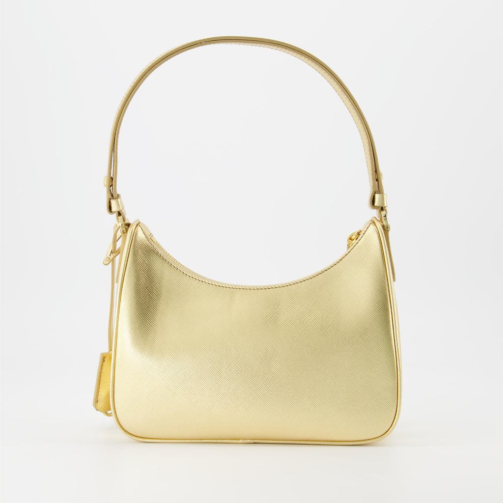 Umhängetaschen Sac Saffiano doré Or Prada Gold Femme
