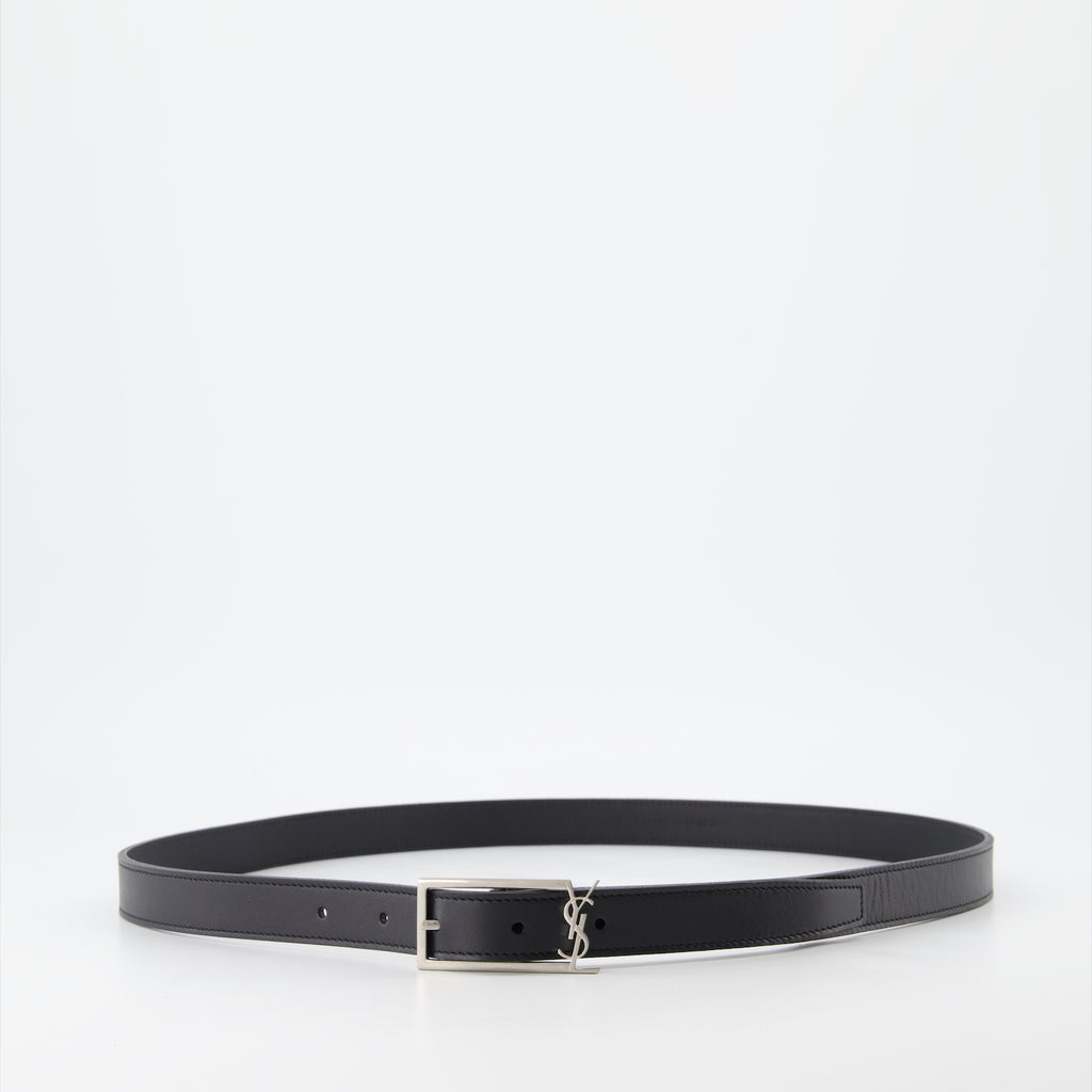 Cintos Ceinture Cassandre Saint Laurent Preto Homme