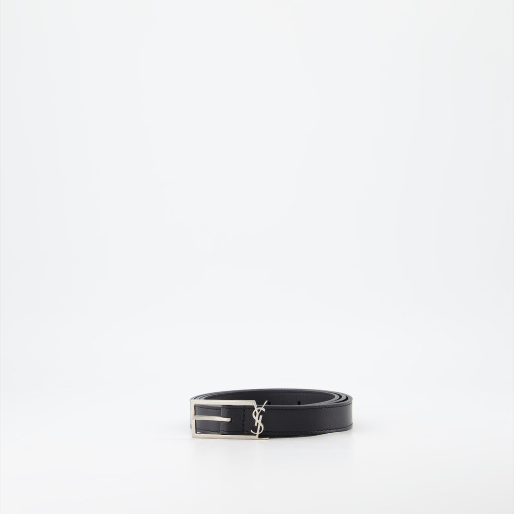 Cintos Ceinture Cassandre Saint Laurent Preto Homme