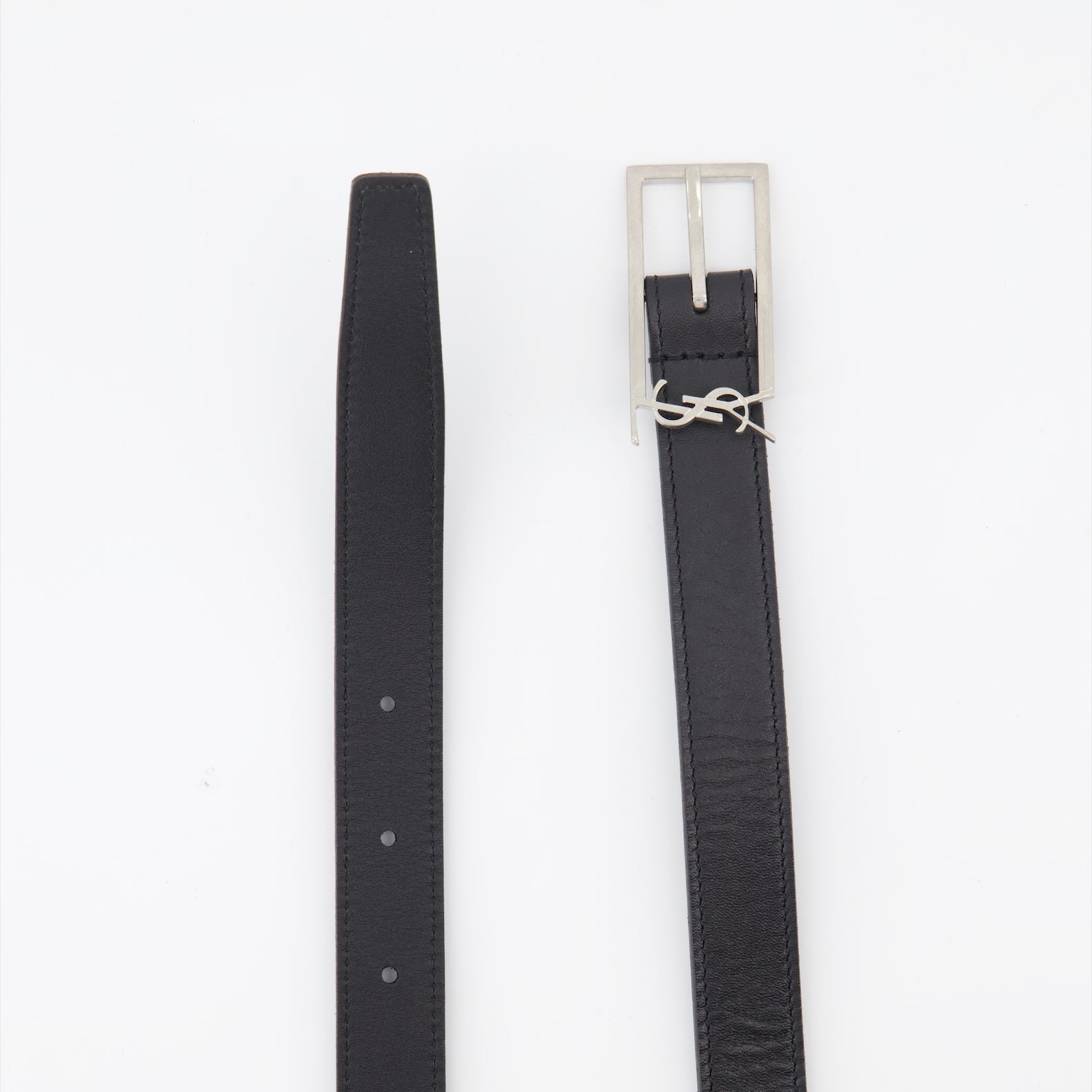 Ceintures Ceinture Cassandre Saint Laurent Noir Homme