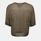 Camisetas T-Shirt de Malha Saint Laurent Marrom Homme
