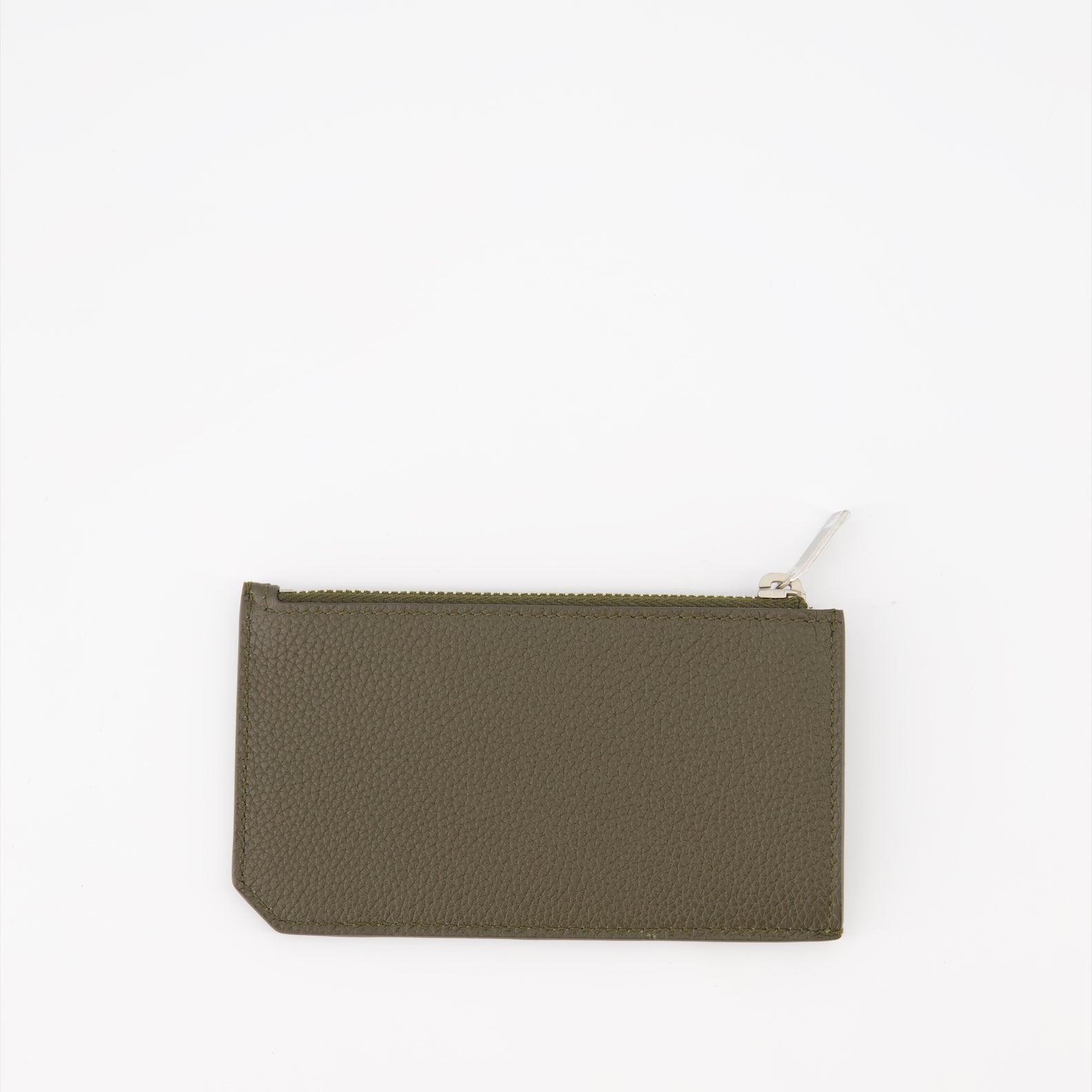Small leather goods YSL purse Saint Laurent Green Man
