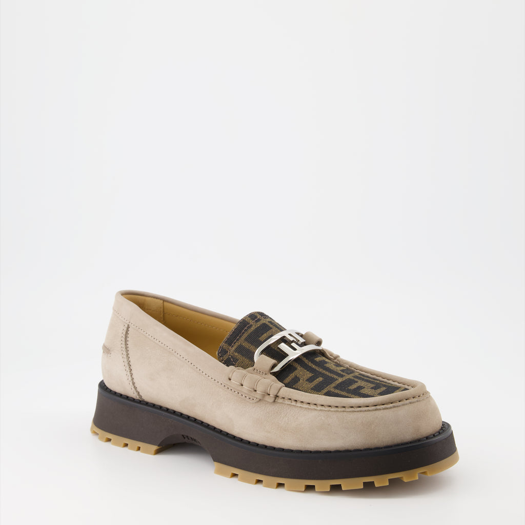 Mocassins Mocassins Fendi O'Lock Fendi Marron Homme