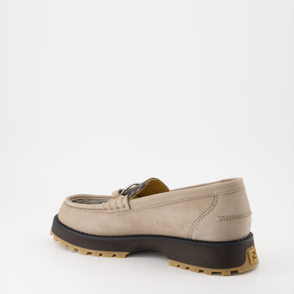 Mocassins Mocassins Fendi O'Lock Fendi Marron Homme