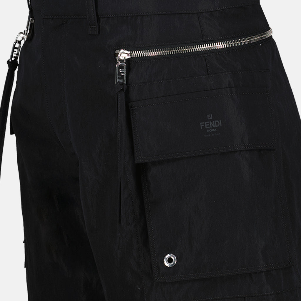 Shorts Short Bermuda Fendi Noir Homme