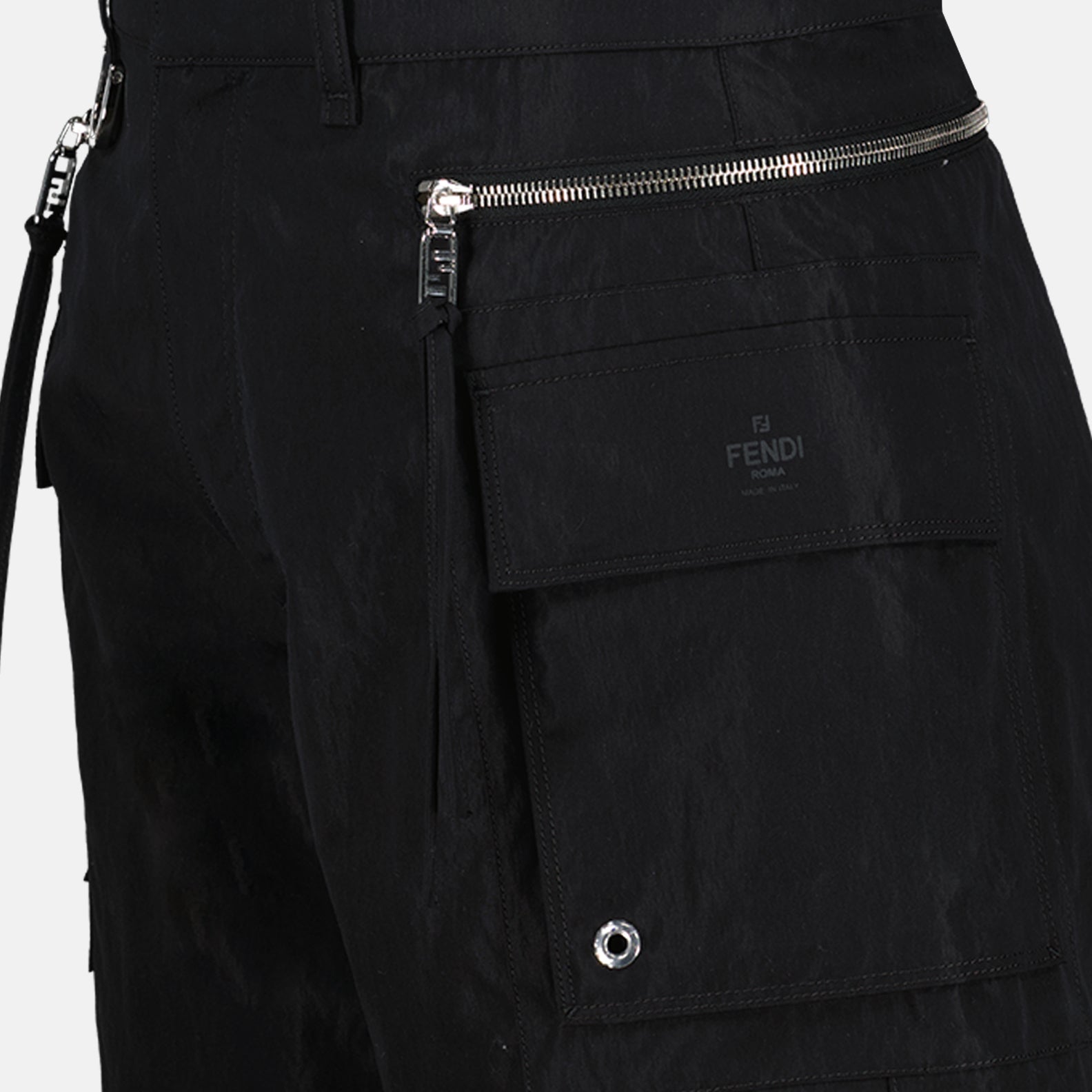 Shorts Short Bermuda Fendi Noir Homme