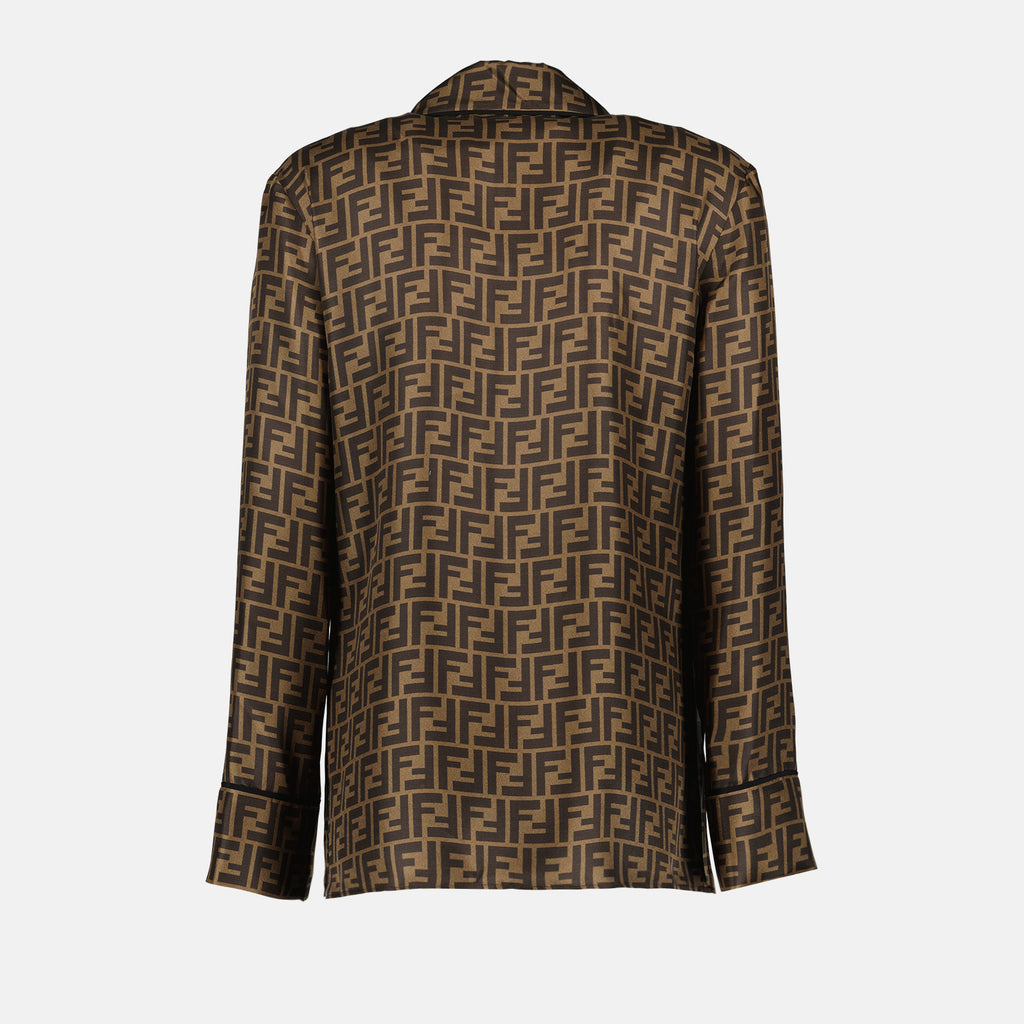 Camicie Chemise imprimée Fendi Marrone Femme
