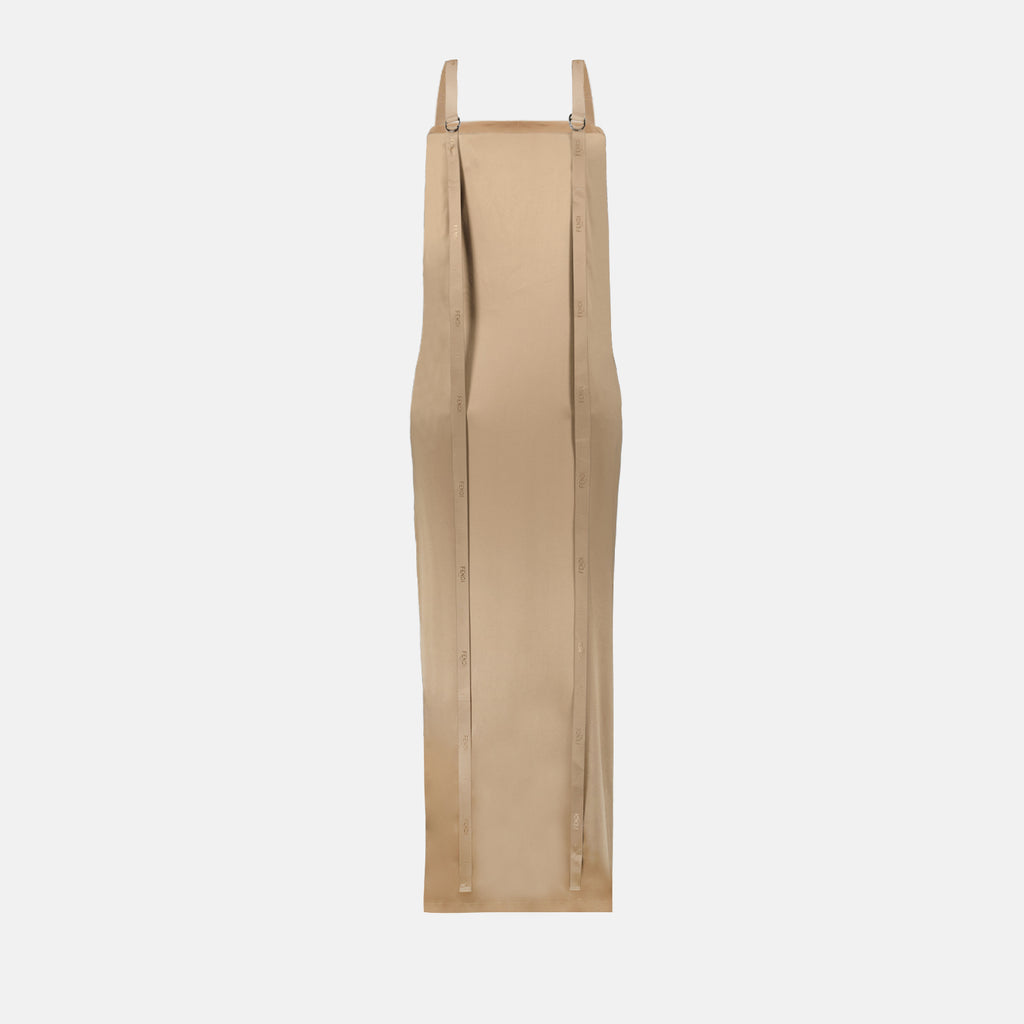 Dresses Silk dress Fendi Beige Women