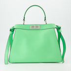 Bolsas de mão e de ombro Sac Peekaboo ISeeU Fendi Verde Femme