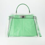 Bolsas de mão e de ombro Sac Peekaboo ISeeU Fendi Verde Femme