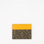 Small leather goods Diagonal Card Holder Fendi Brown Man