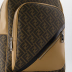 백팩 Sac à dos Fendi Diagonal Fendi 갈색 Homme