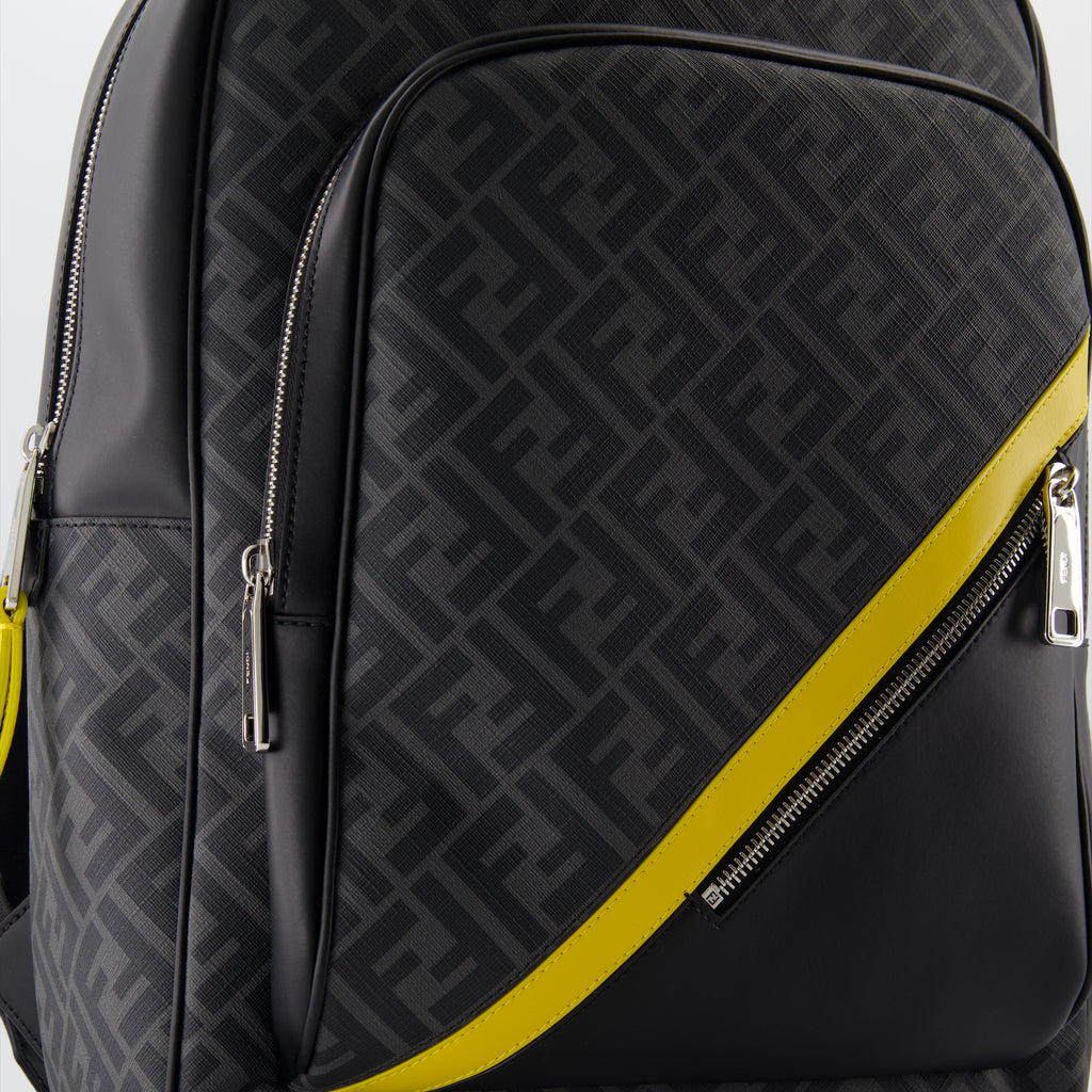 백팩 Sac à dos Fendi Diagonal Fendi 검은색 Homme
