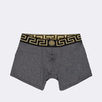 Sous-vêtements et homewear Boxer Medusa Greca Versace Gris Homme