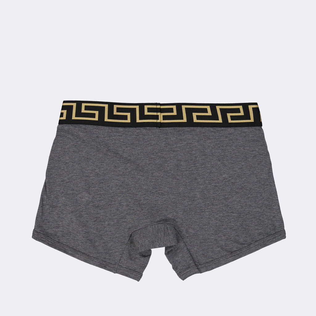 Sous-vêtements et homewear Boxer Medusa Greca Versace Gris Homme