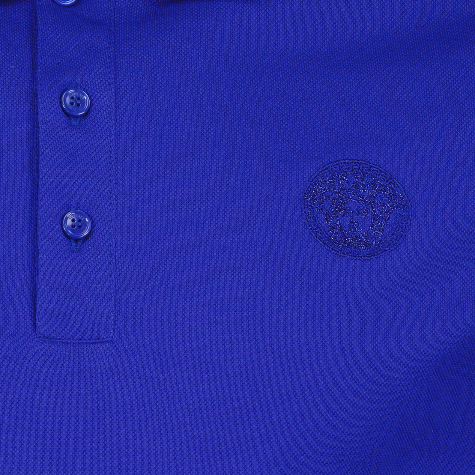 Polos Polo Medusa Greca Versace Azul Homme