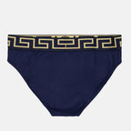 비치웨어 Slip de bain Greca Versace 파란색 Homme