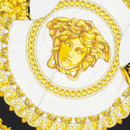 Tops Brassière Crete de Fleur Versace Jaune Femme