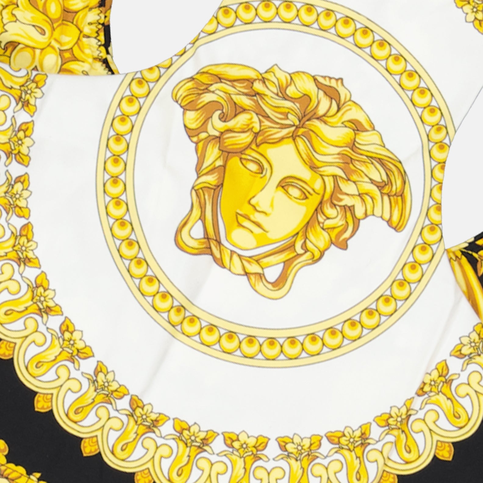 Tops Brassière Crete de Fleur Versace Jaune Femme