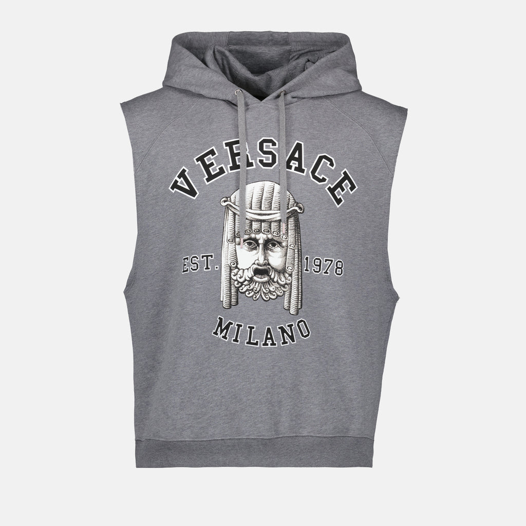 Sudaderas Sweat à capuche La Maschera Versace Gris Homme