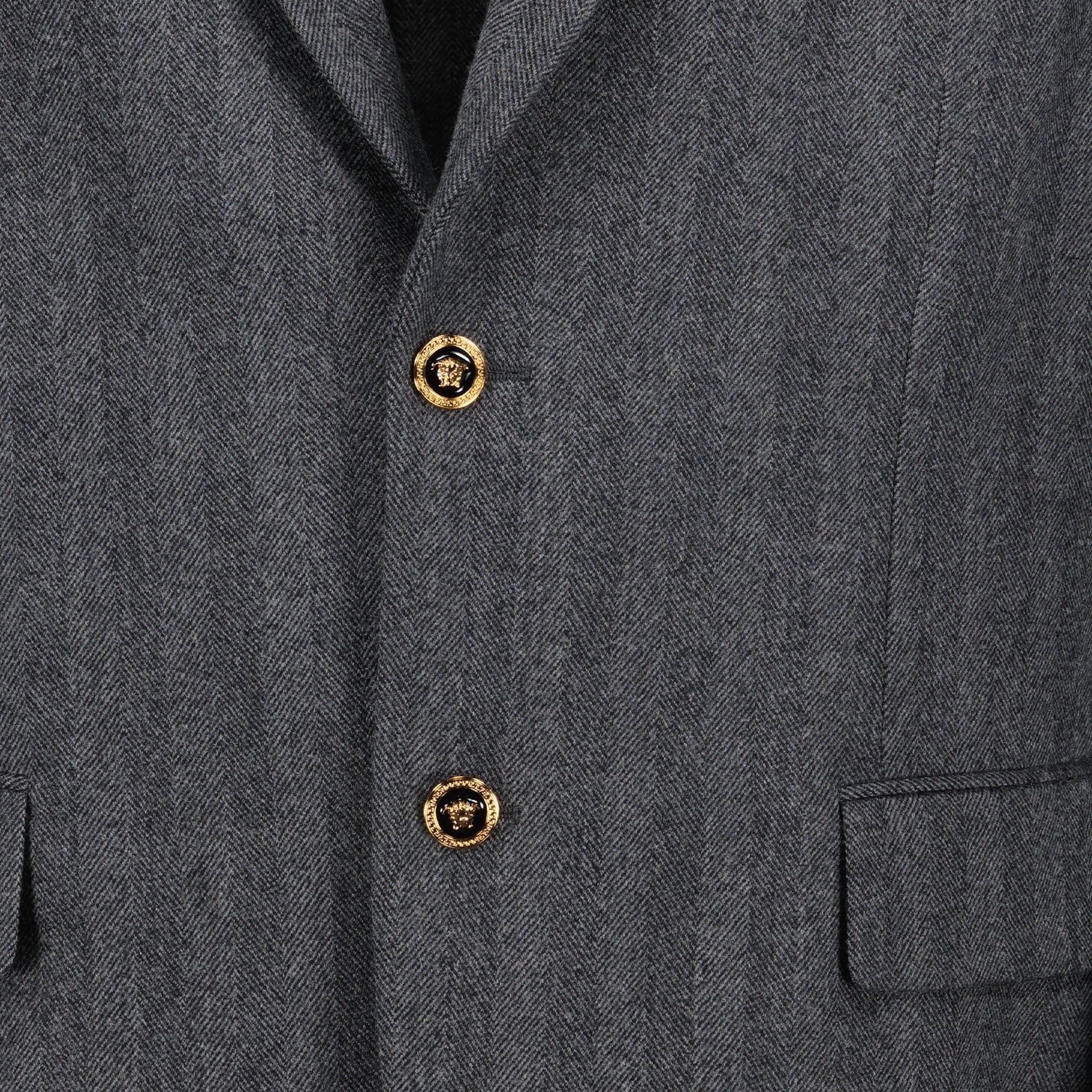 Giacche Veste blazer Versace Grigio Homme