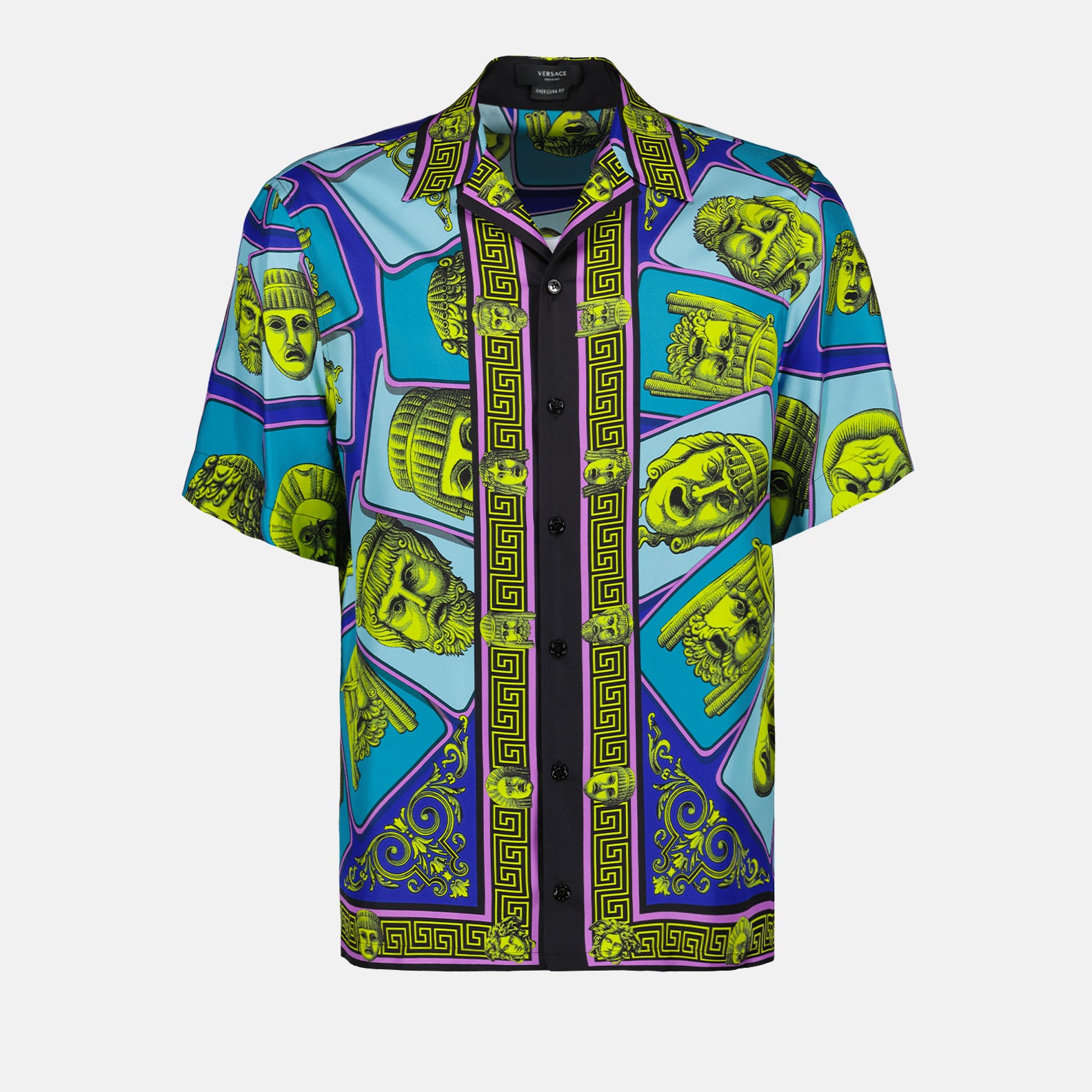 Hemden Chemise la Maschera Versace Grün Homme