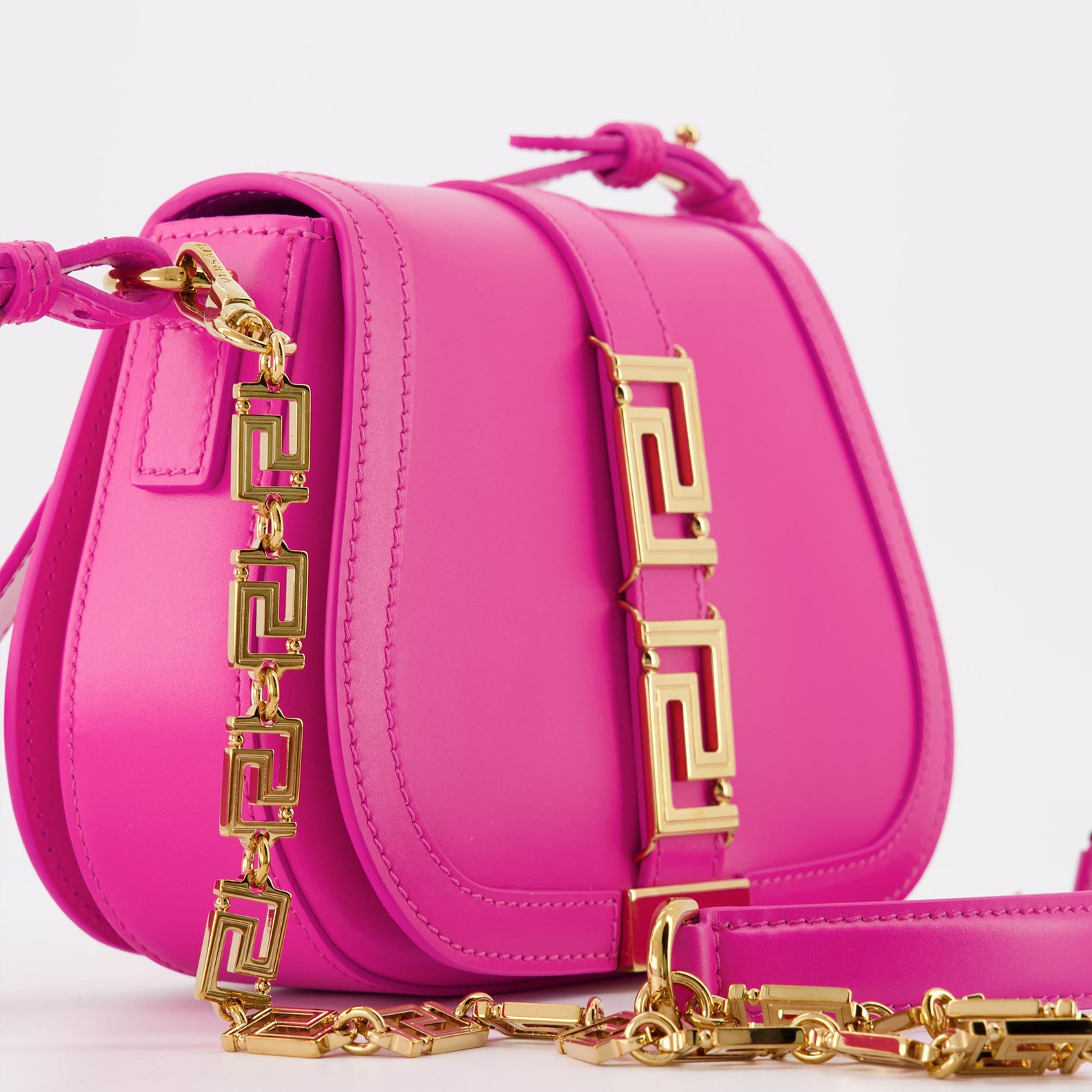 Umhängetaschen Sac Greca Goddess Versace Rosa Femme