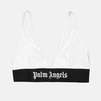 Sous-vêtements et homewear Brassière triangle Palm Angels Blanc Femme