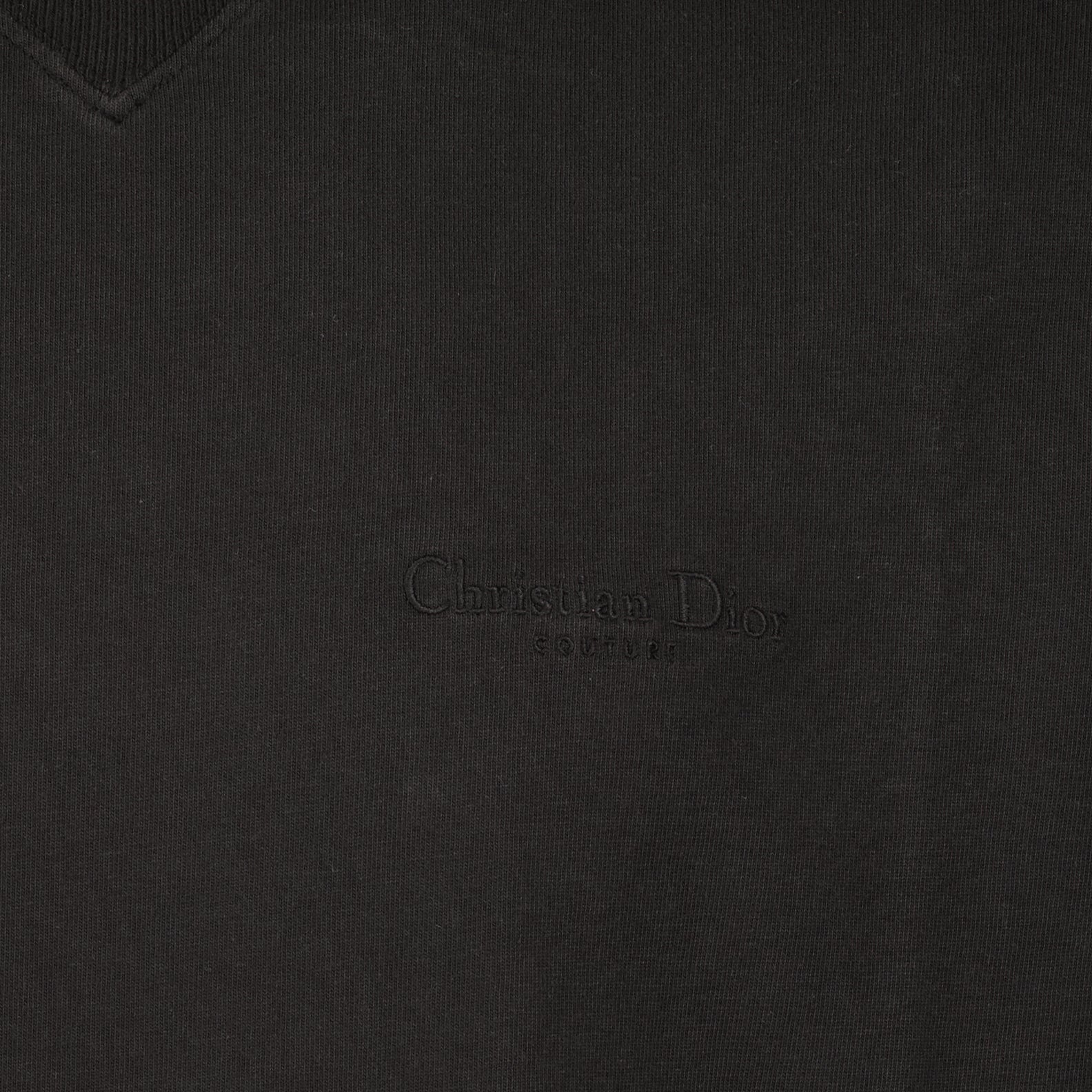 티셔츠 T-shirt à logo brodé Dior 검은색 Homme