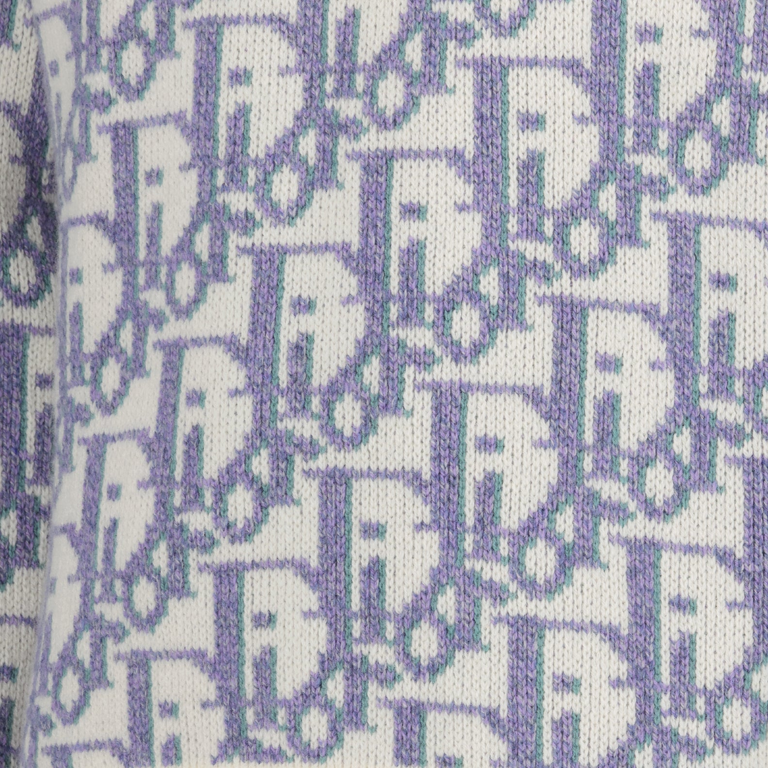 Maille Pull Oblique Dior Blanc Homme