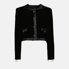 Vestes Cardigan en viscose Miu Miu Noir Femme